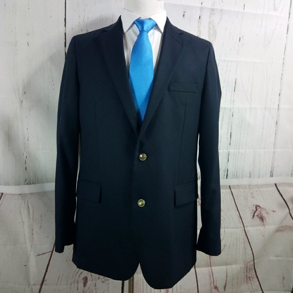 Stafford Tailored Culture Black Suit Blazer Sport